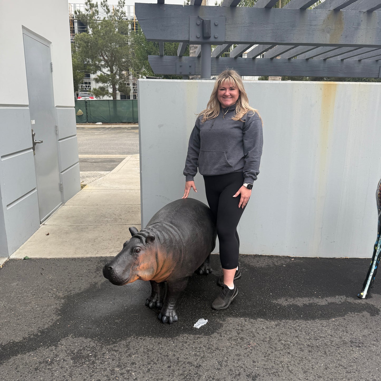 Baby Hippo Statue
