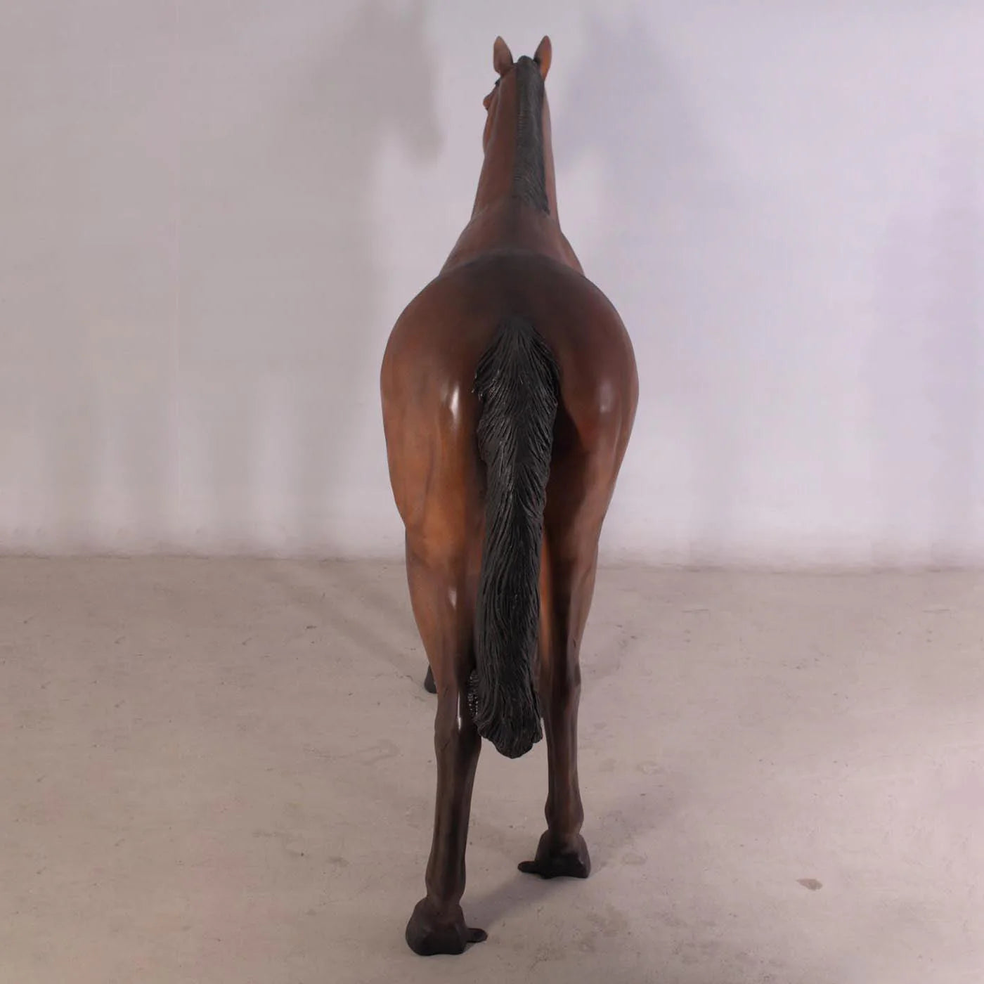 Horse Standing Life Size Statue