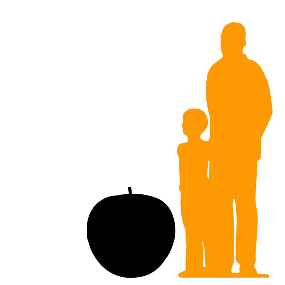 Large Green Apple Statue