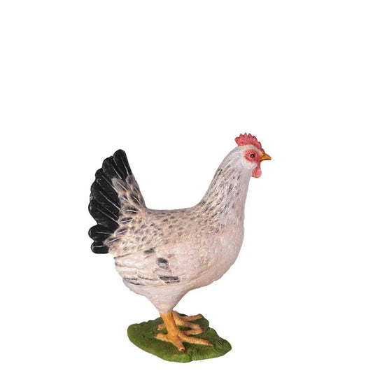 White Chicken Statue - LM Treasures Prop Rentals