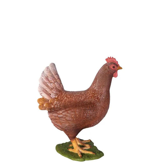 Brown Chicken Statue - LM Treasures Prop Rentals