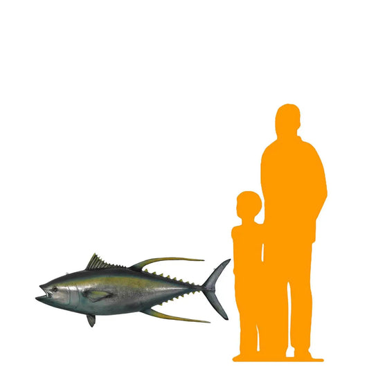 Hanging Yellow Fin Tuna Statue A0247-100076-H