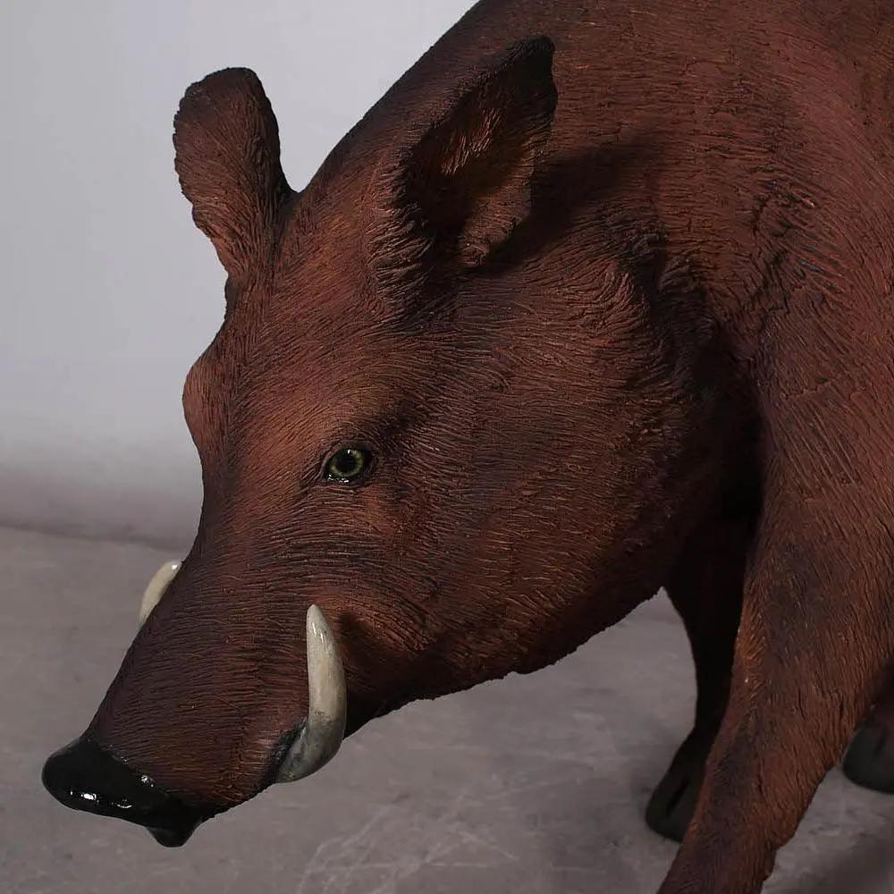 Wild Boar Pig Statue A0178-100079-H