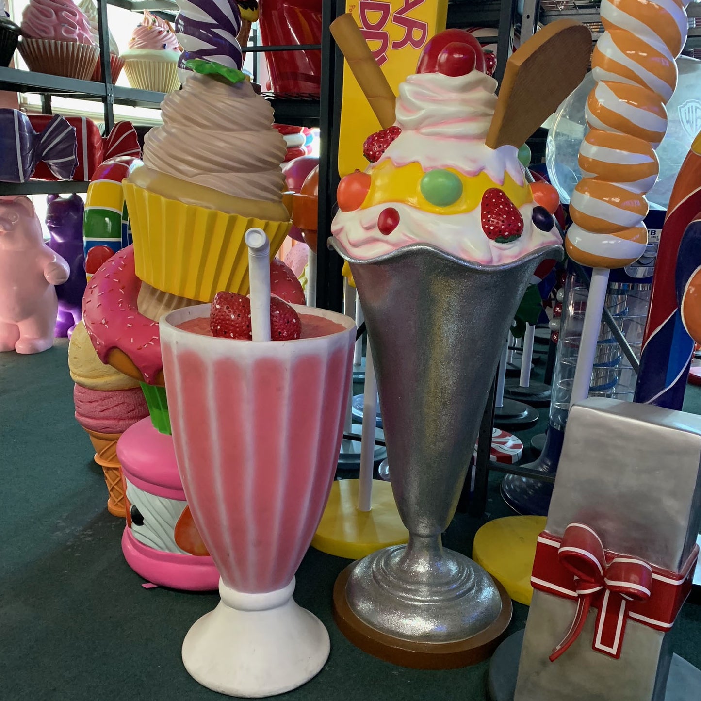 Ice Cream Sundae Statue