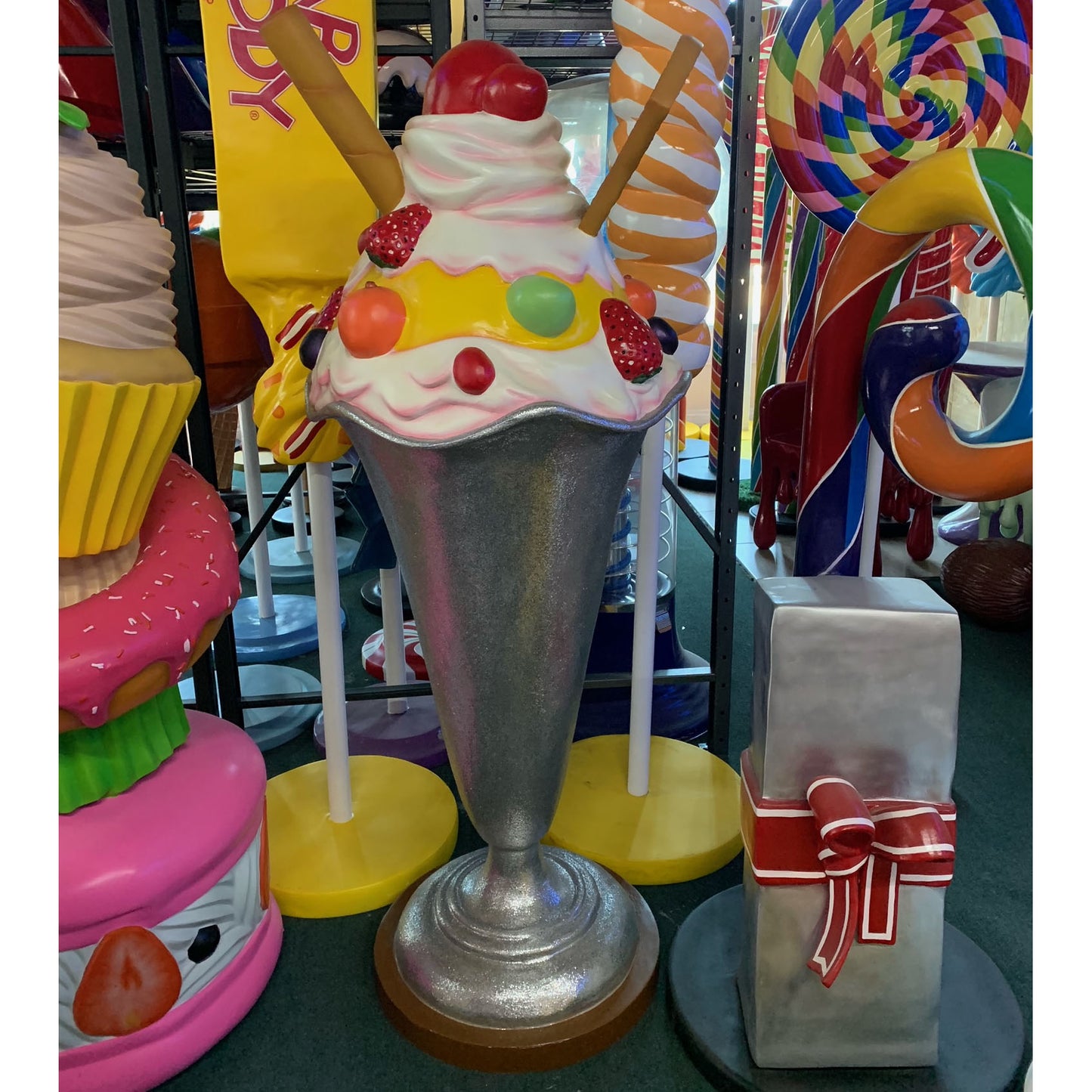 Ice Cream Sundae Statue