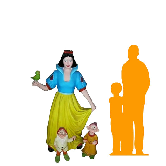 Princess With Dwarfs Statue CC054-1020-AR