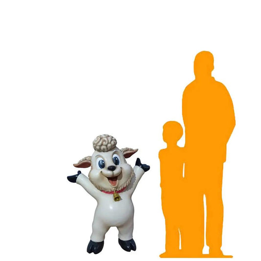 Comic Lamb Statue A0693-1064-T