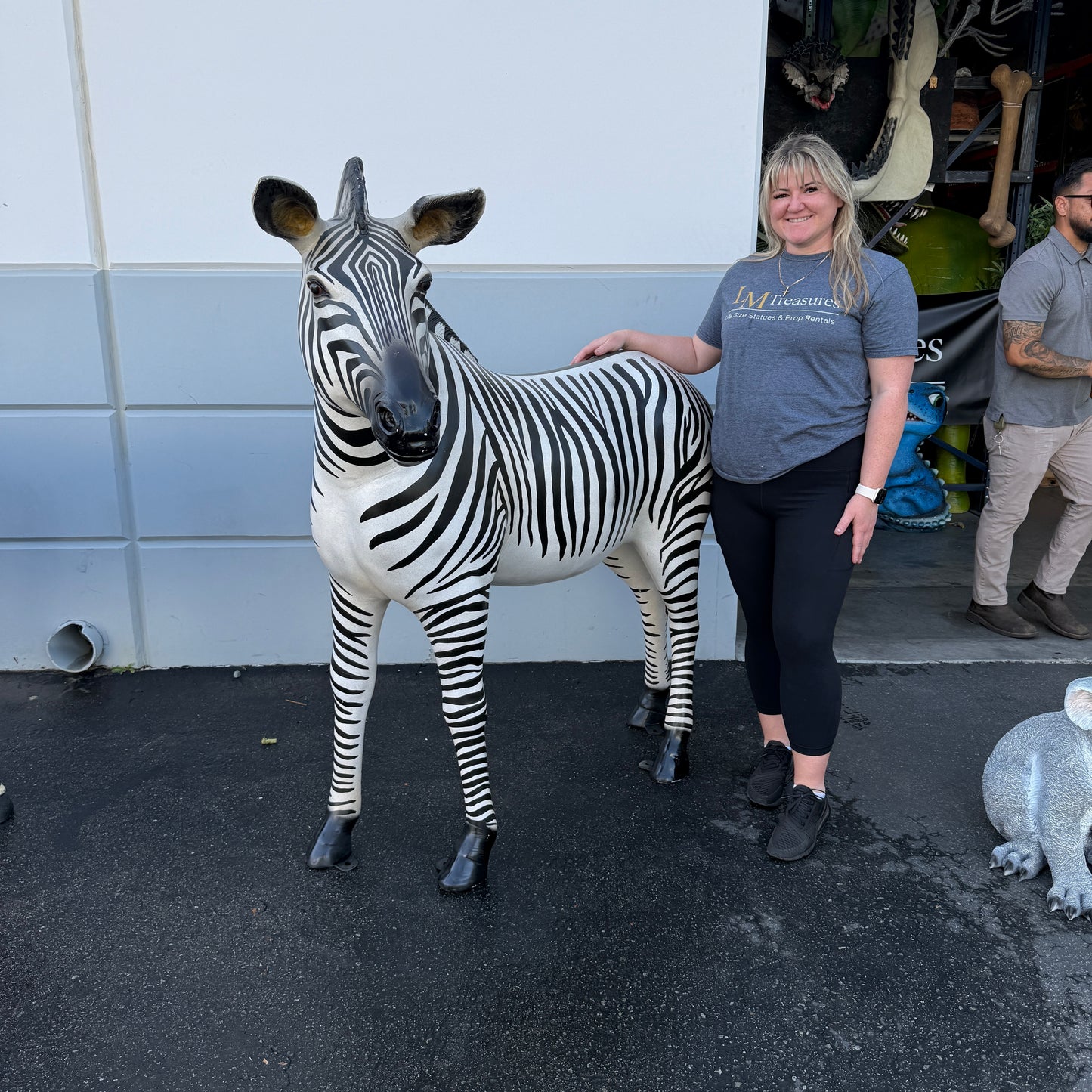 Zebra Life Size Statue