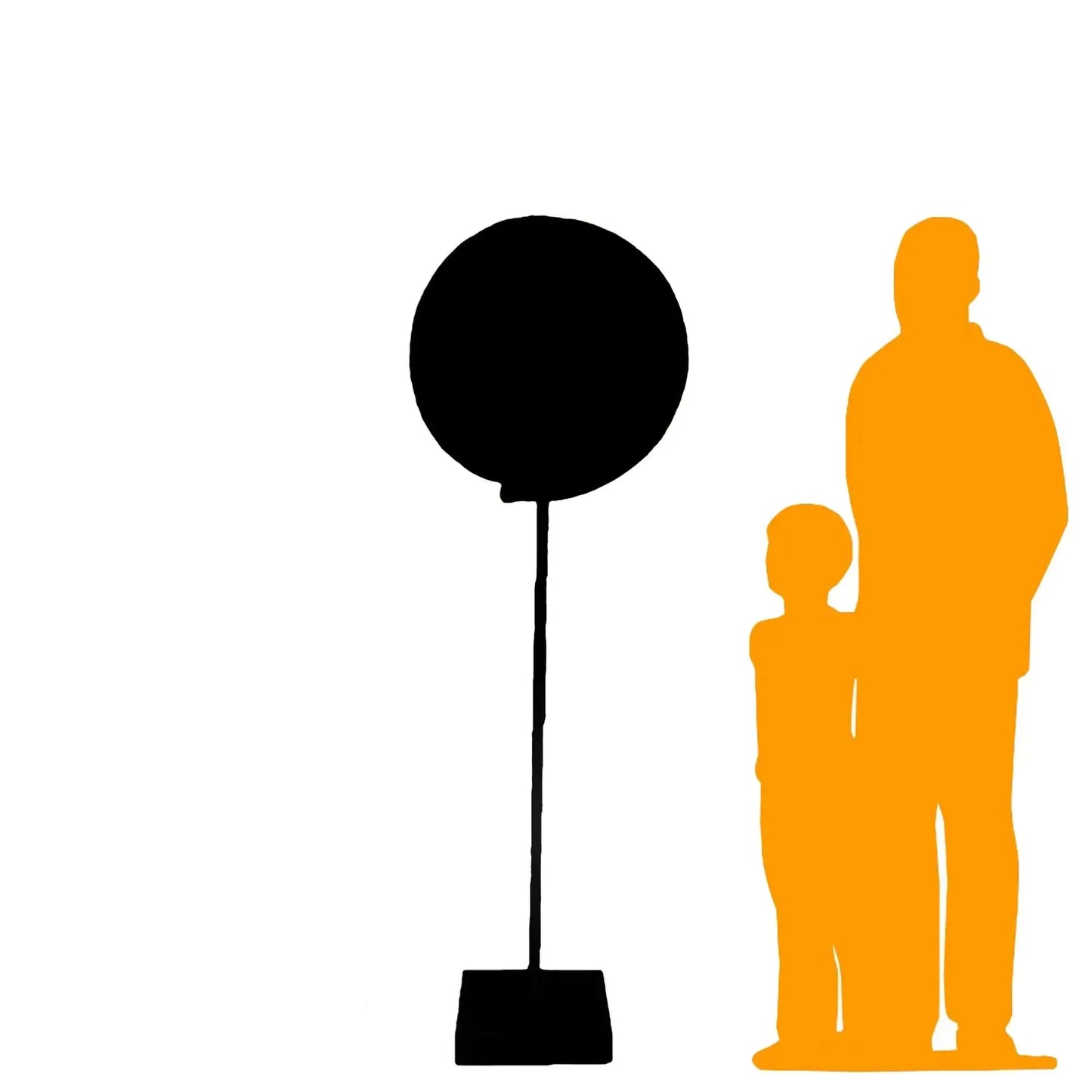 Rainbow Swirl Lollipop Statue R0178R-110011-H