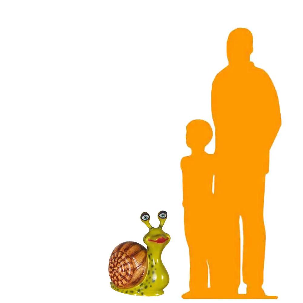 Comic Female Snail Statue A0280-110028-H