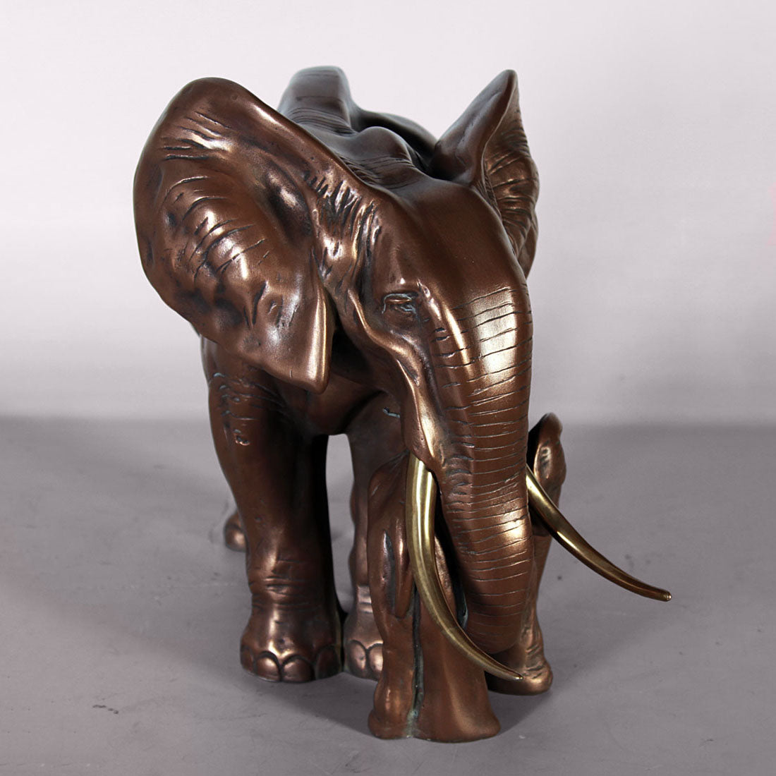 Small Elephant With Baby Table Top Statue