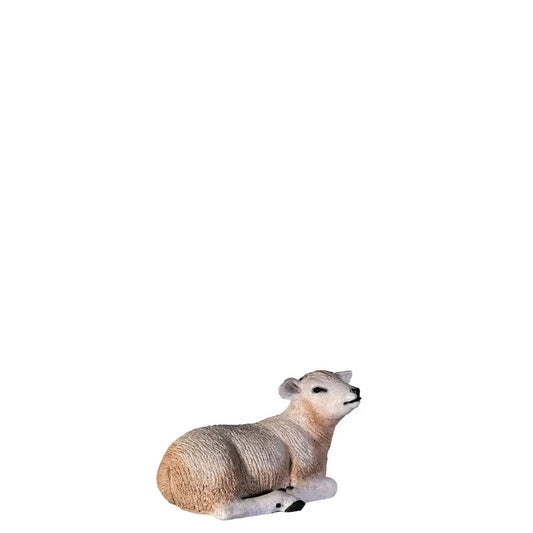 Texelaar Baby Lamb Laying Statue A0401-110034-H