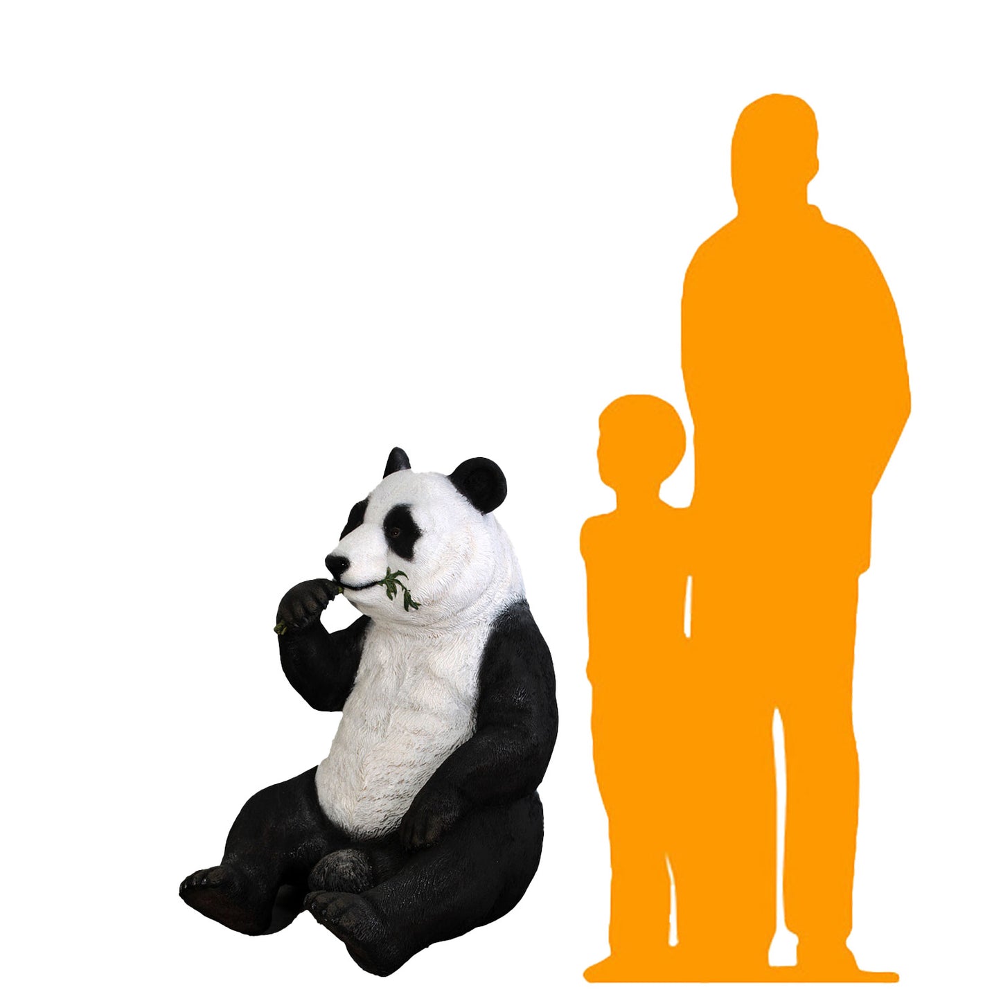 Eating Panda Statue