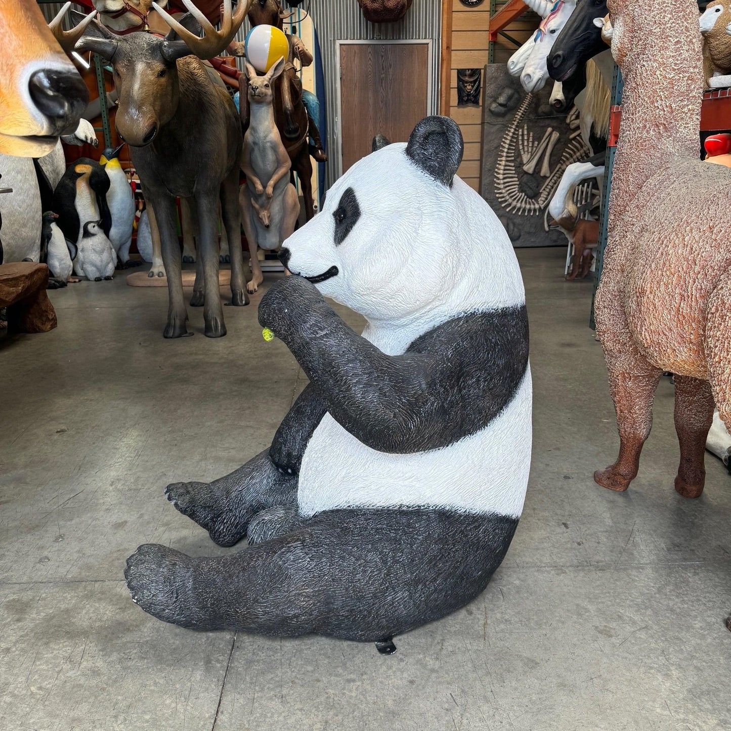Eating Panda Statue