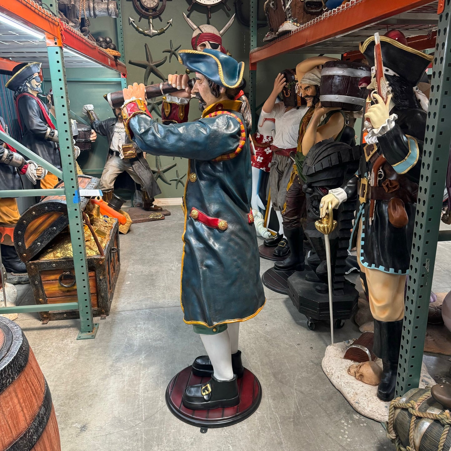 Pirate Captain Paruche Life Size Statue