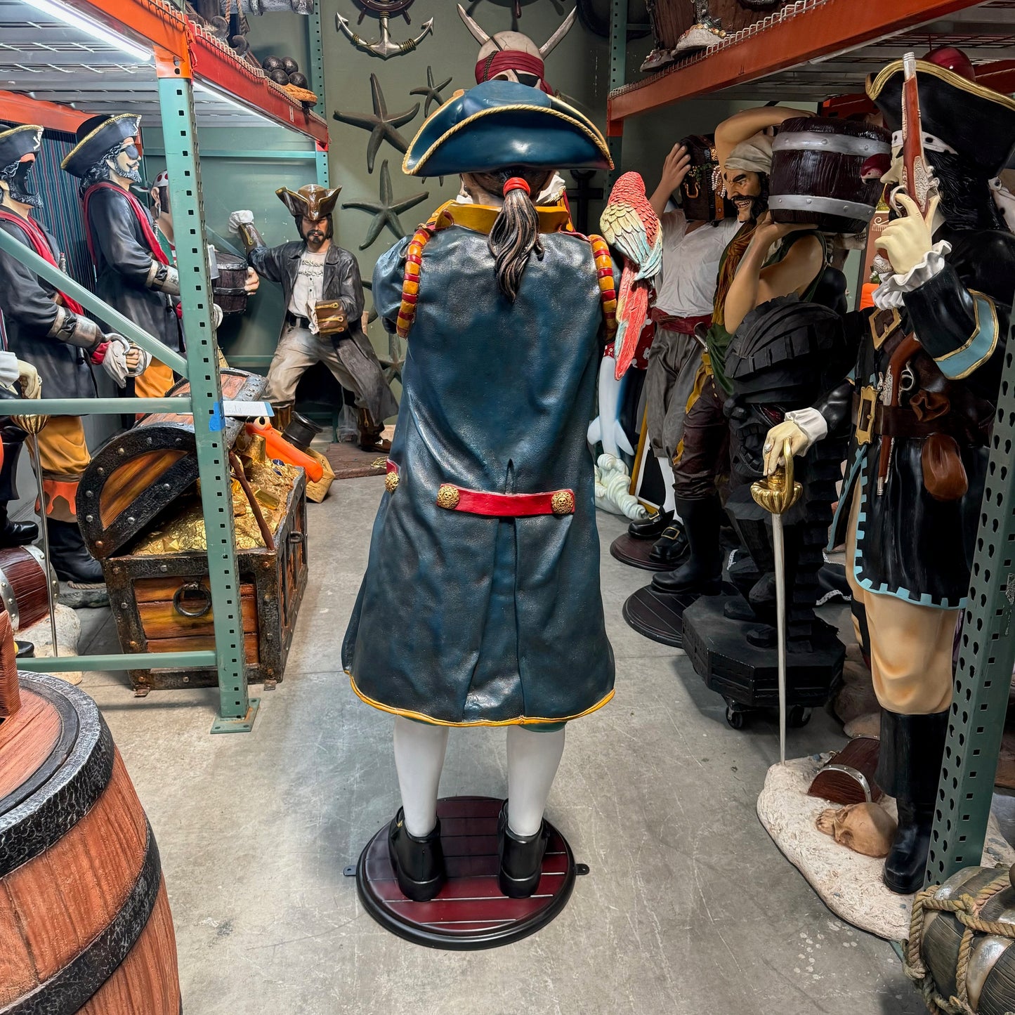 Pirate Captain Paruche Life Size Statue