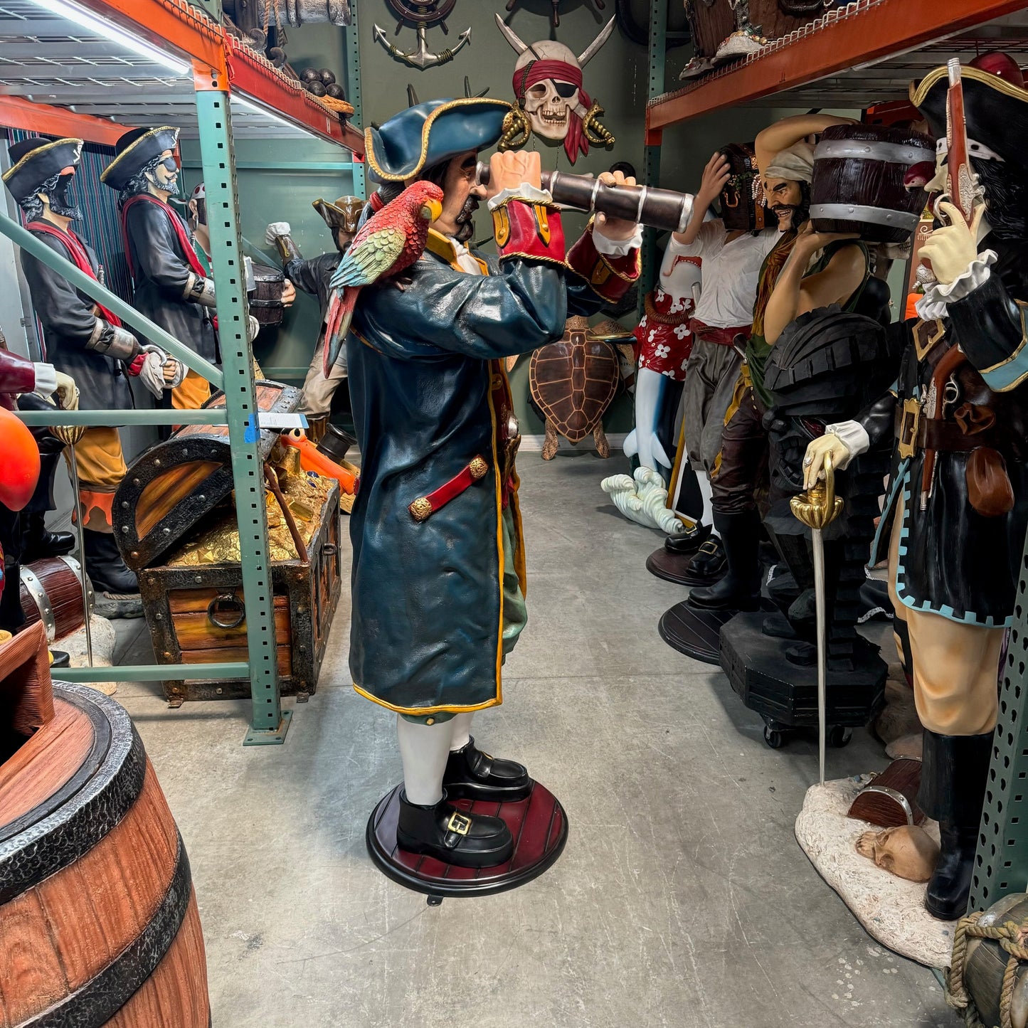 Pirate Captain Paruche Life Size Statue