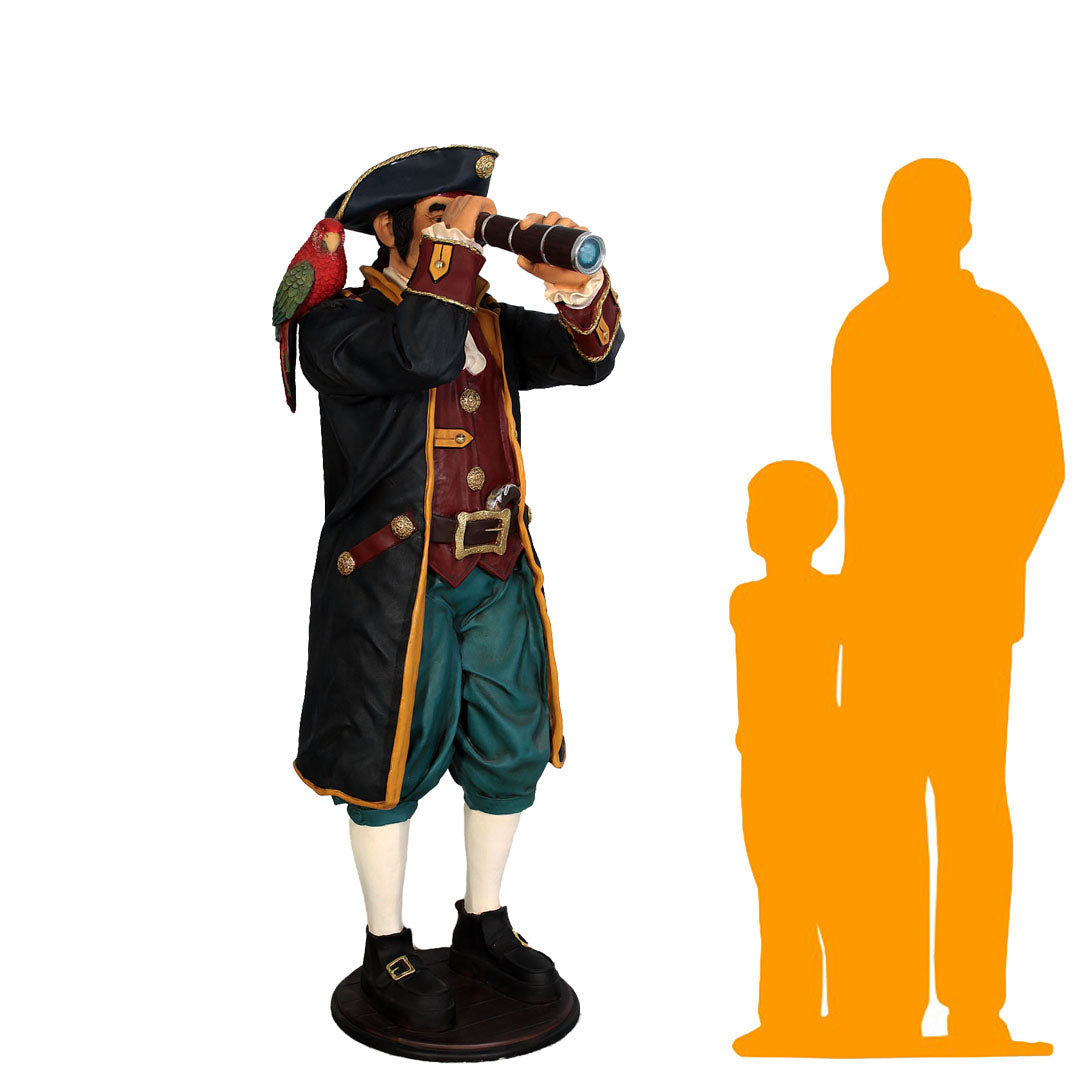 Pirate Captain Paruche Life Size Statue