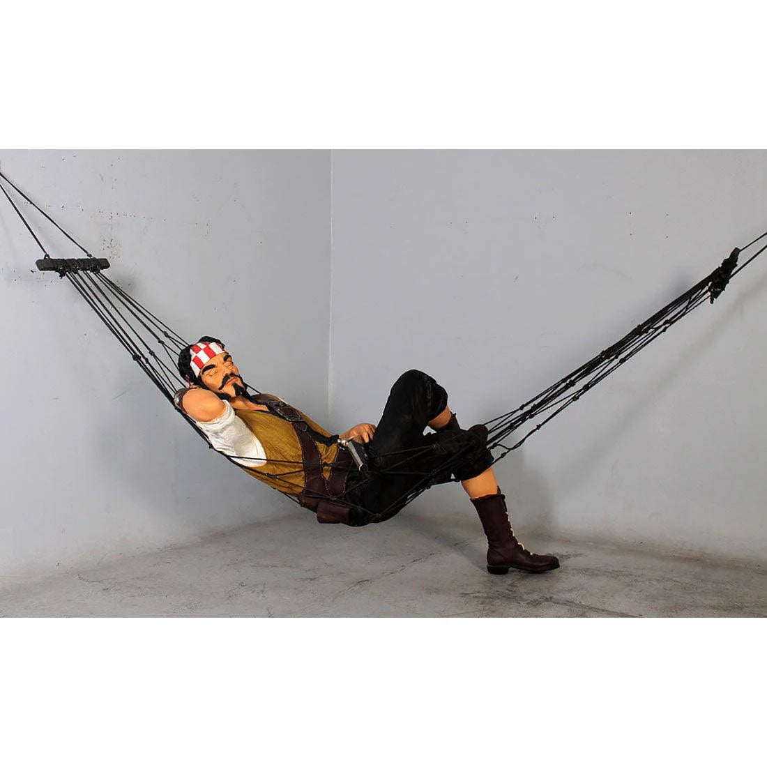Pirate in Hammock Life Size Statue