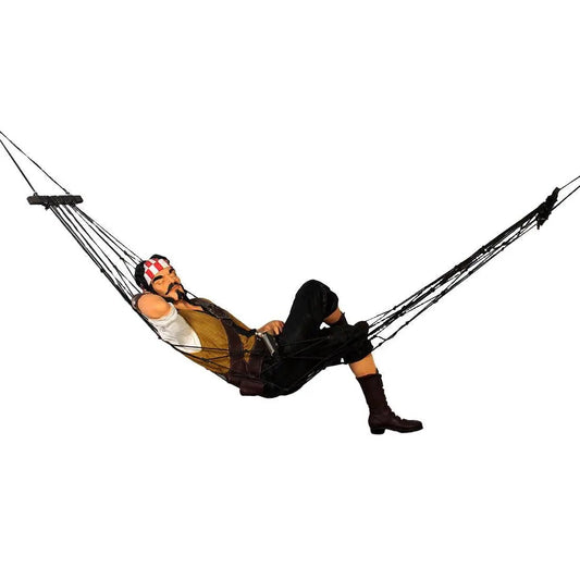 Pirate in Hammock Life Size Statue - LM Treasures Prop Rentals