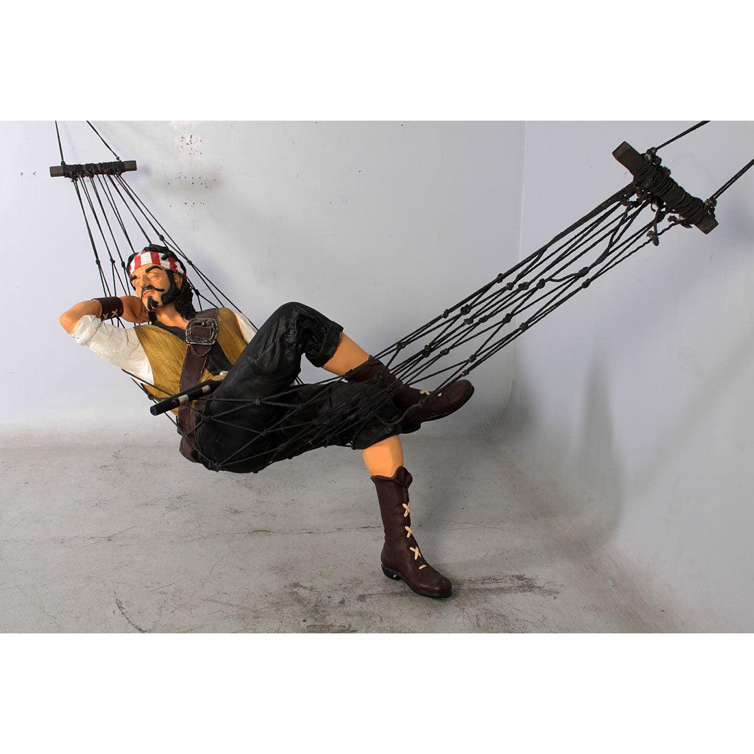 Pirate in Hammock Life Size Statue