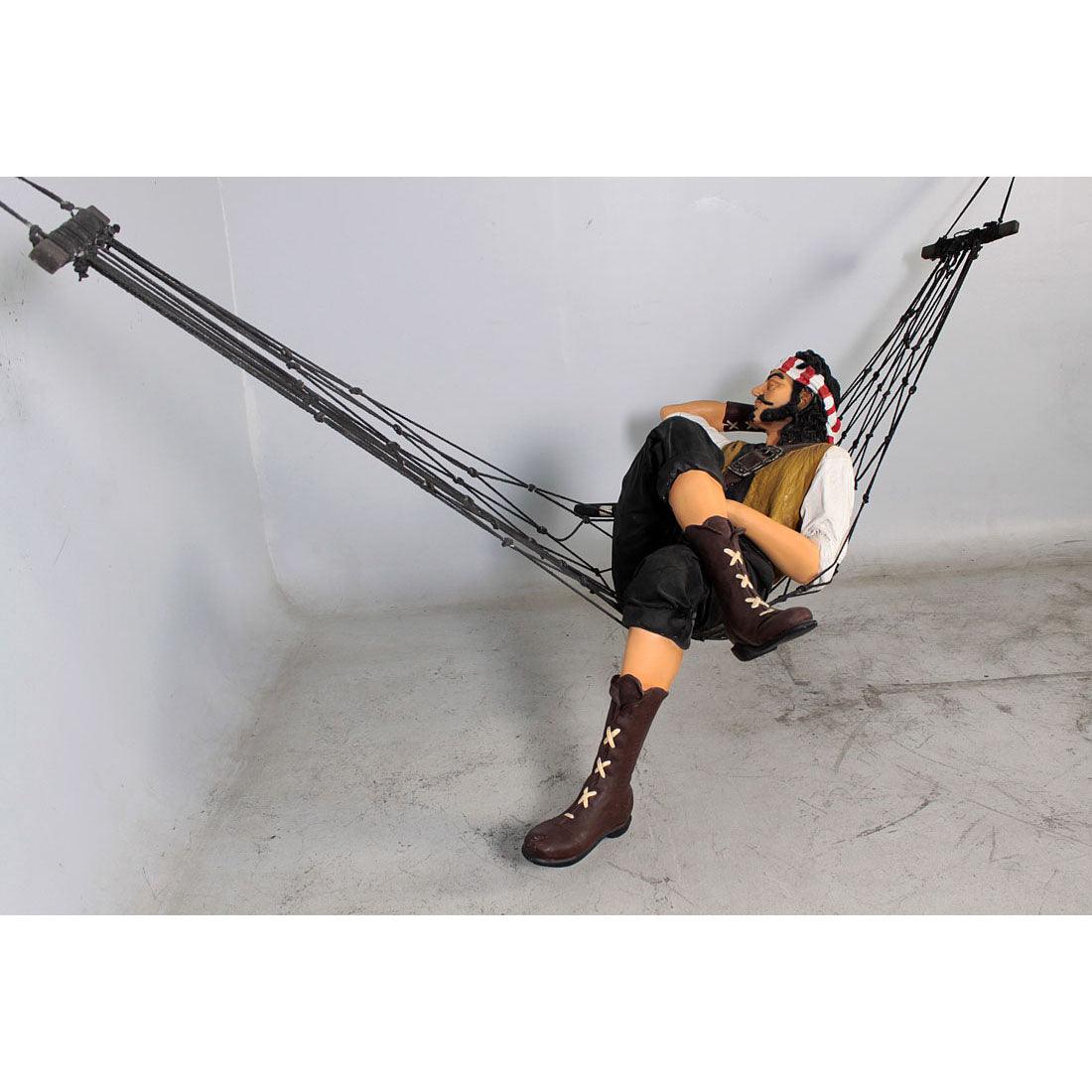 Pirate in Hammock Life Size Statue