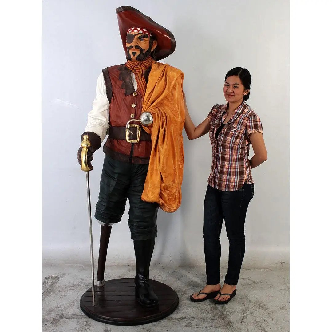 Pirate Wooden Leg Life Size Statue LS118-110061-H