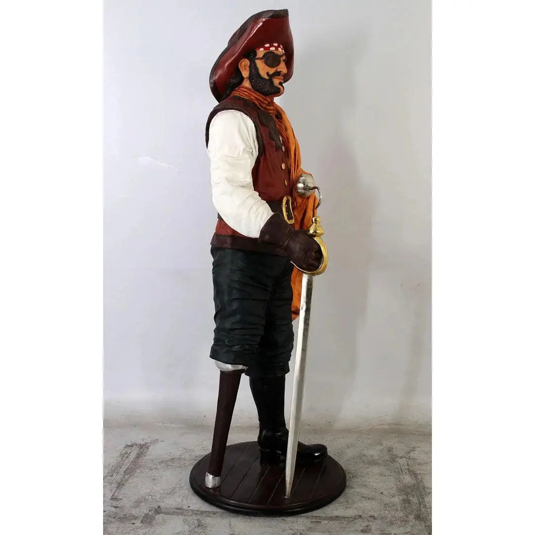 Pirate Wooden Leg Life Size Statue LS118-110061-H