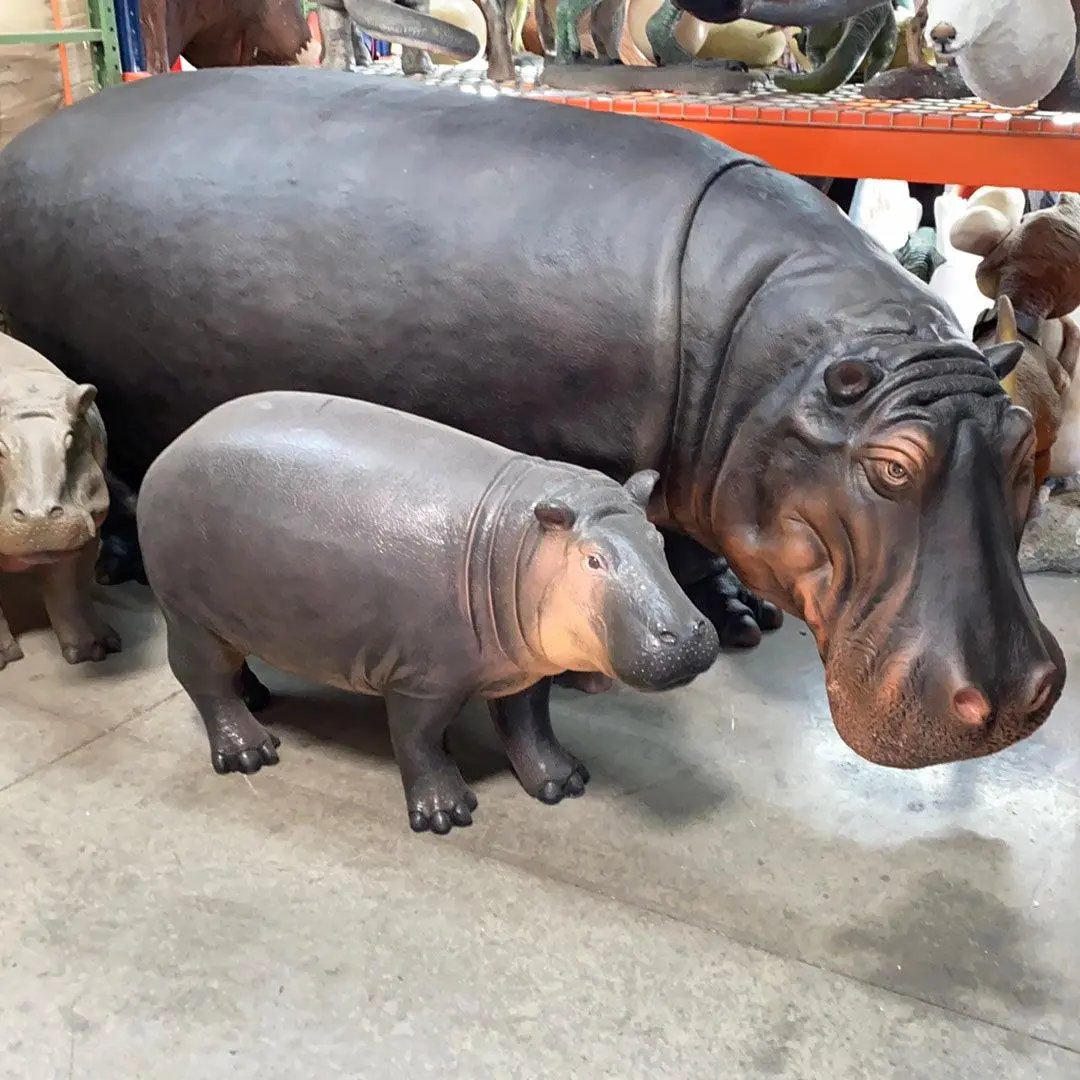 Baby Hippo Statue A0283-110087-H