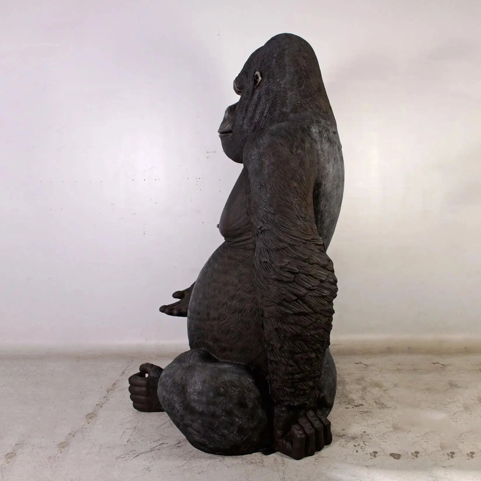 Jumbo Silver Back Gorilla Statue A0364B-110088-H