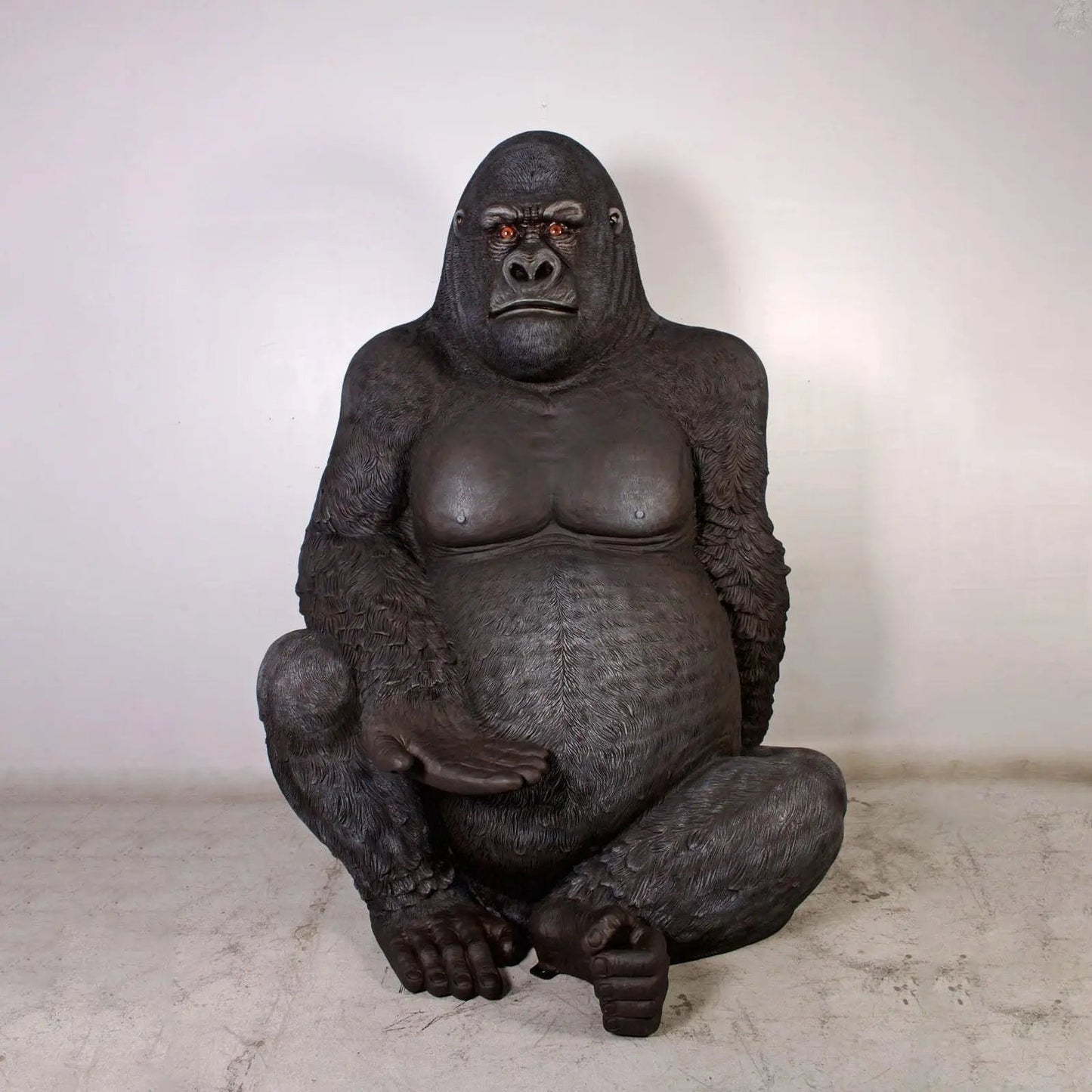 Jumbo Silver Back Gorilla Statue A0364B-110088-H