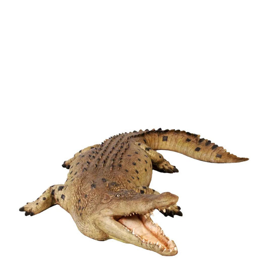 Crocodile Mouth Open Statue A0365-110091-H