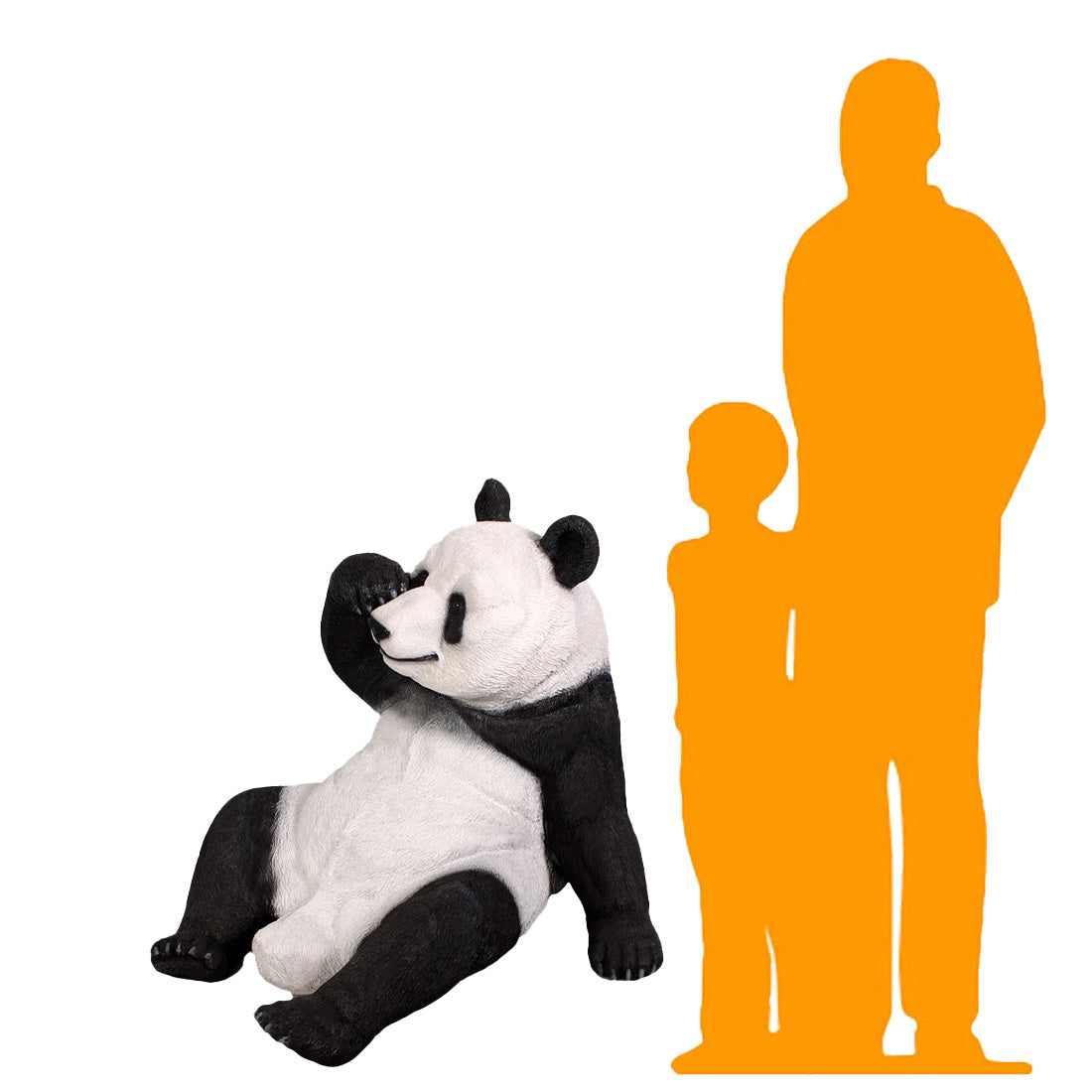 Slouching Panda Statue