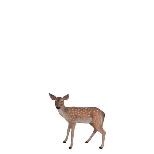 Deer Fawn Life Size Statue A0232-110108-H