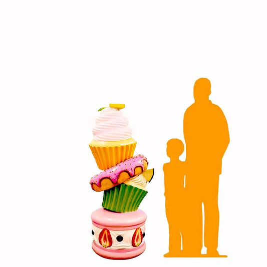 Cupcake Tower Statue R0360-1106-T