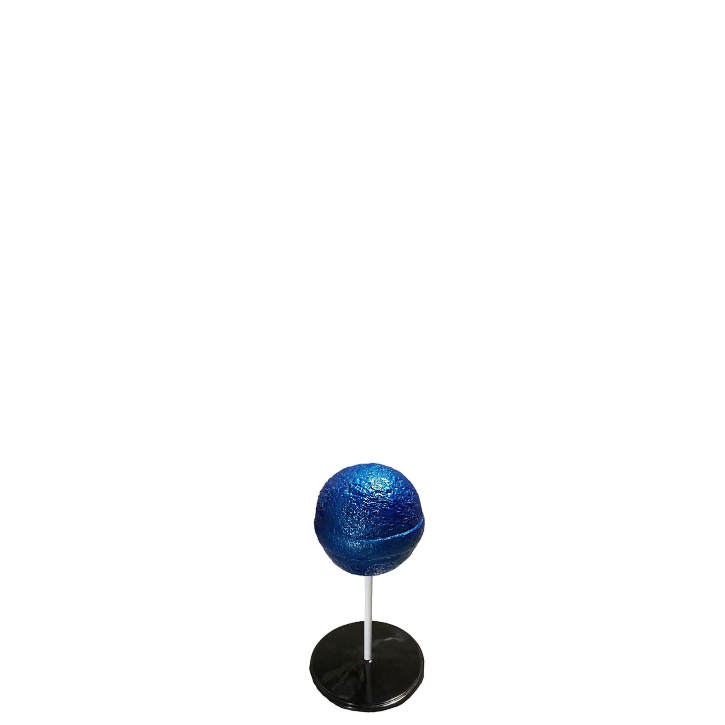 Small Blue Sugar Pop Over Sized Statue - LM Treasures Prop Rentals