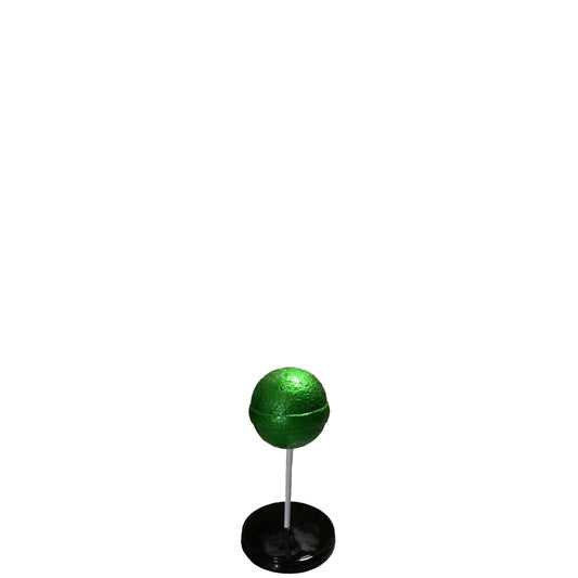 Small Green Sugar Pop Over Sized Statue - LM Treasures Prop Rentals