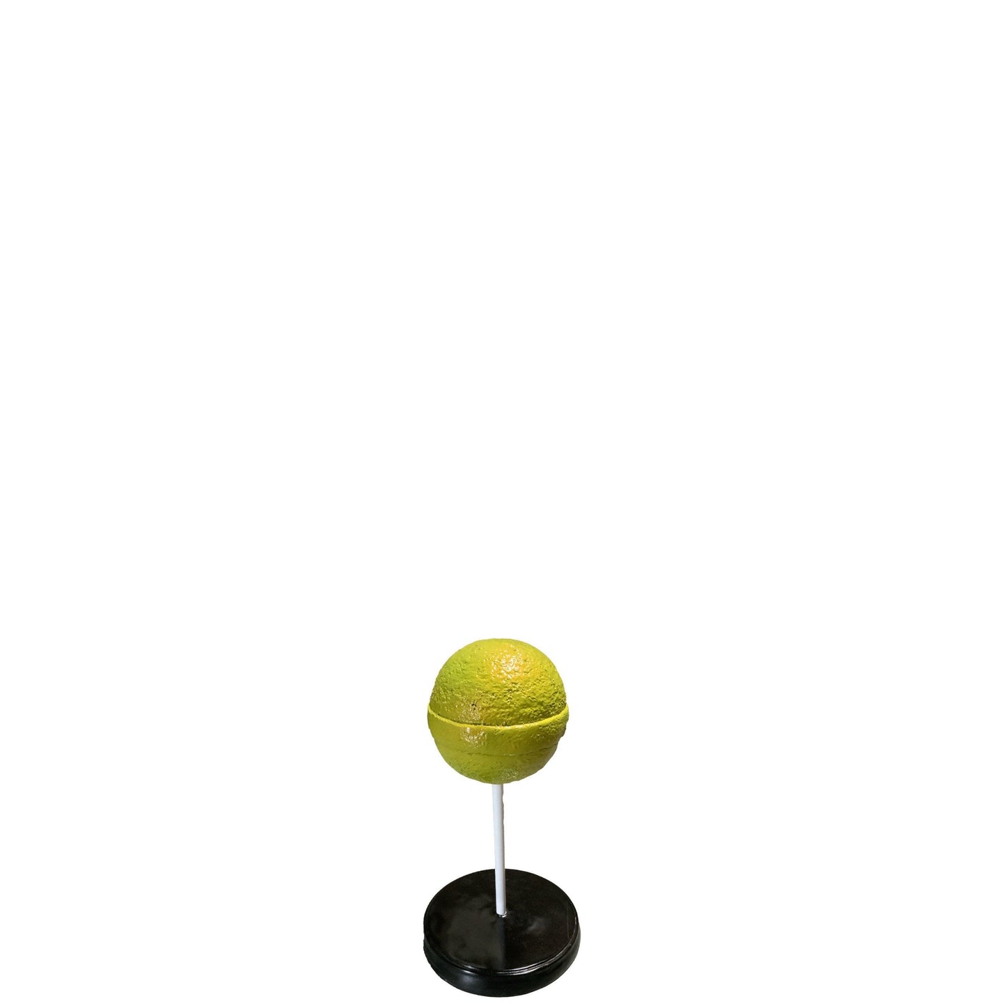 Small Yellow Sugar Pop Over Sized Statue - LM Treasures Prop Rentals