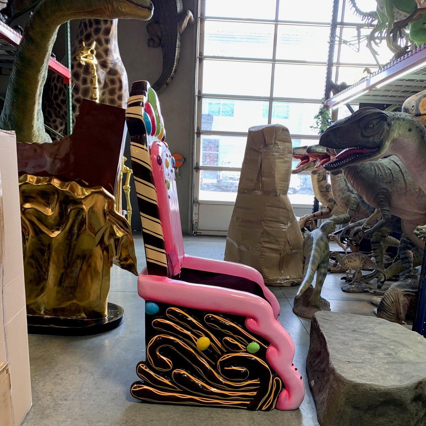 Candy Throne Statue