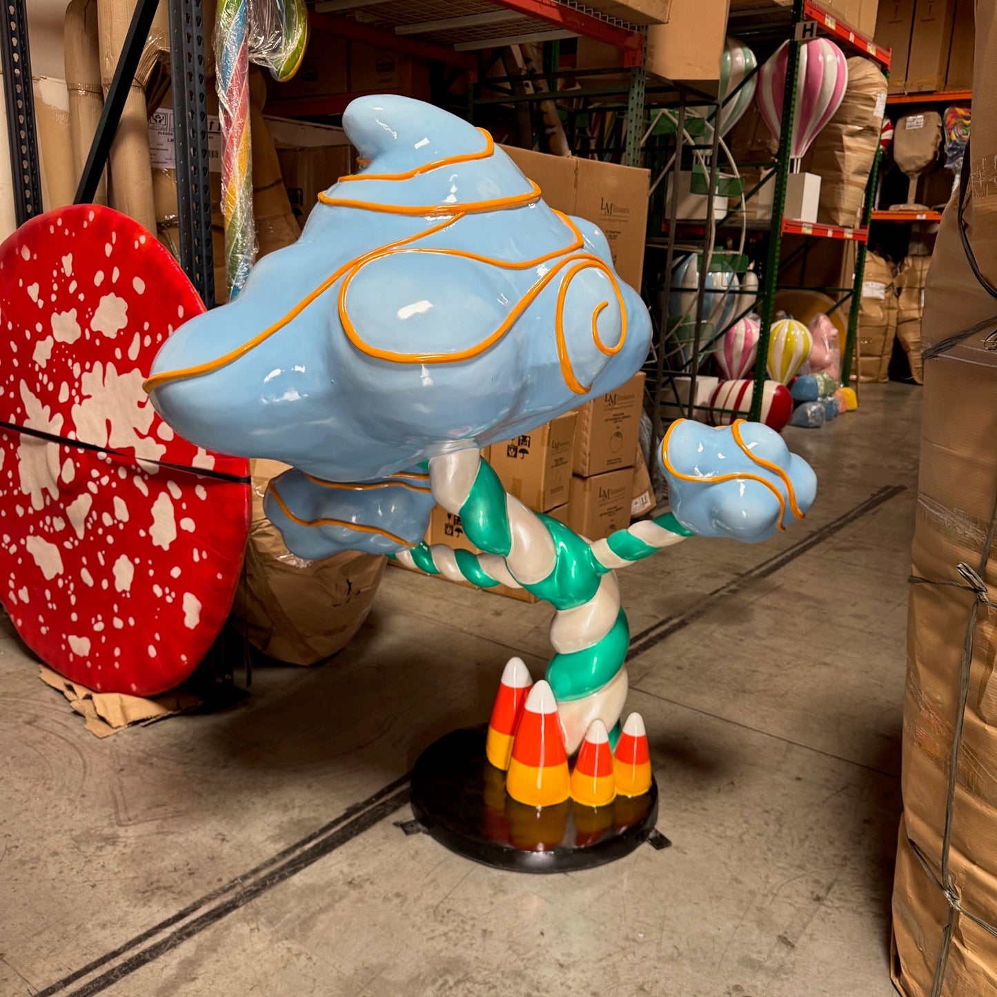 Cotton Candy Tree Statue
