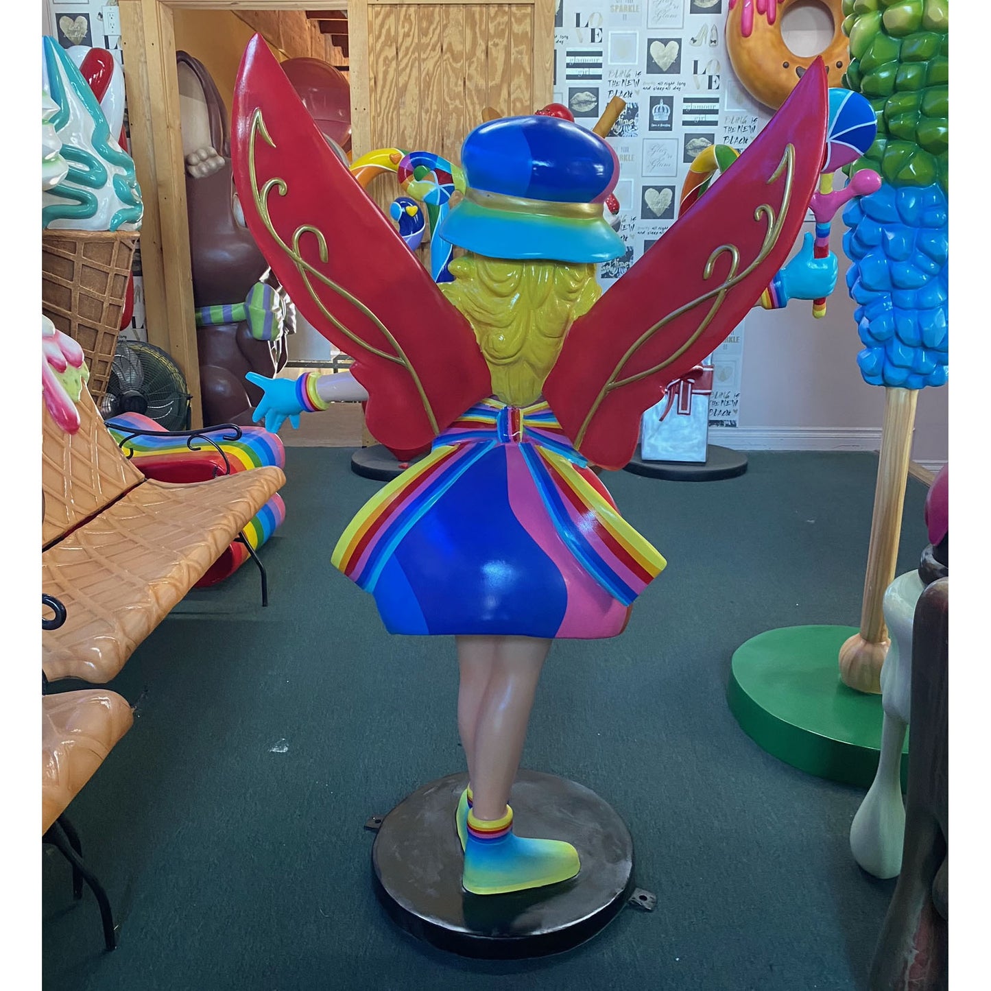 Rainbow Candy Fairy Statue