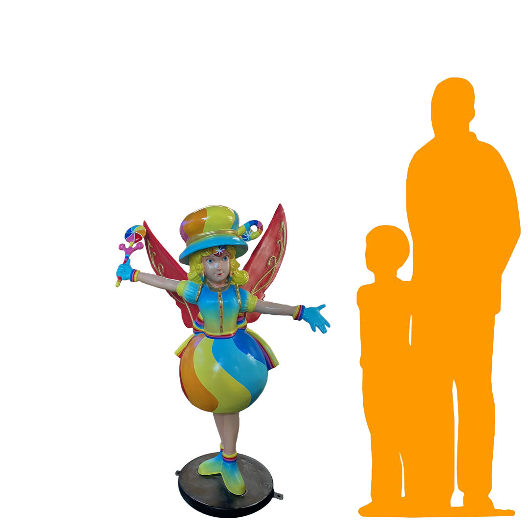 Rainbow Candy Fairy Statue
