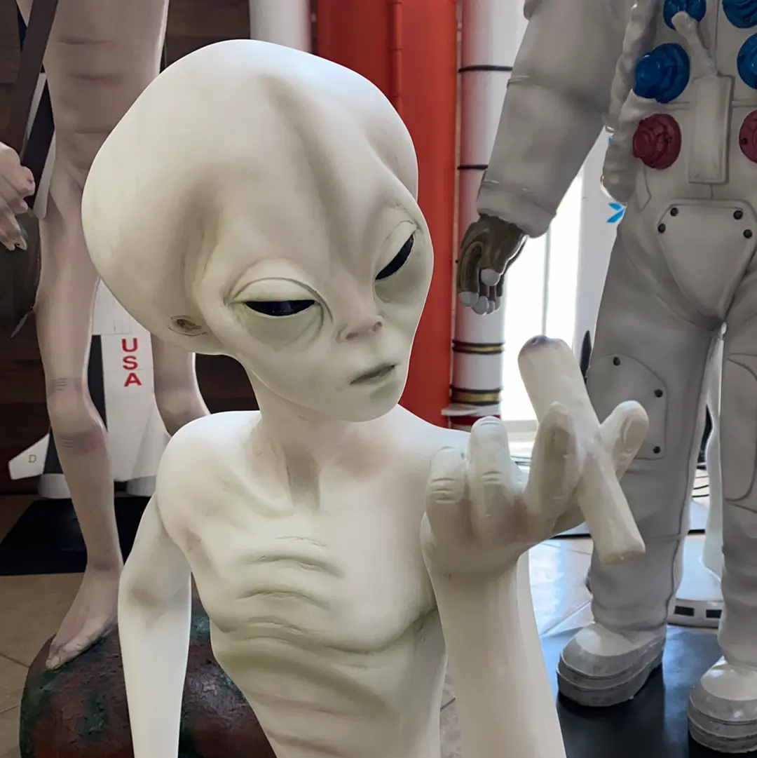 Alien Sitting With Cigar Life Size Statue LS250-1134-A