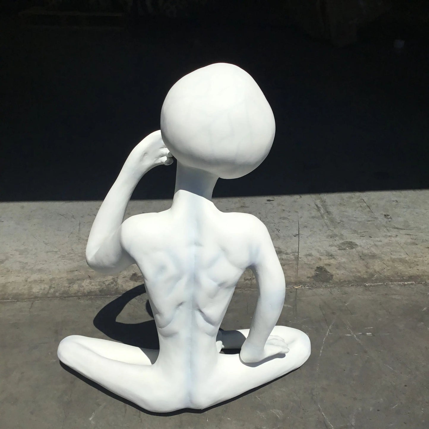 Alien Sitting With Cigar Life Size Statue LS250-1134-A