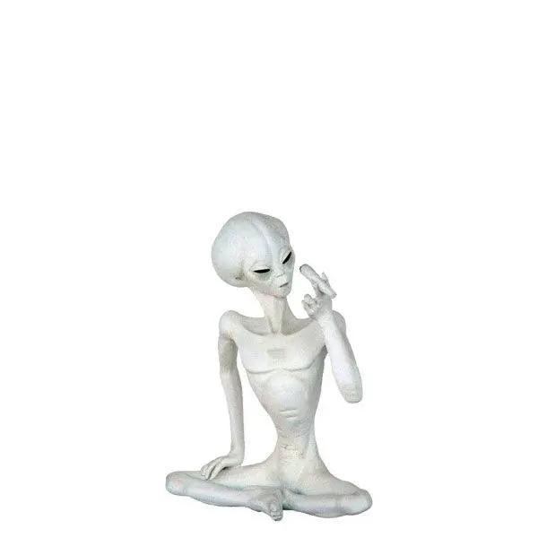 Alien Sitting With Cigar Life Size Statue - LM Treasures Prop Rentals