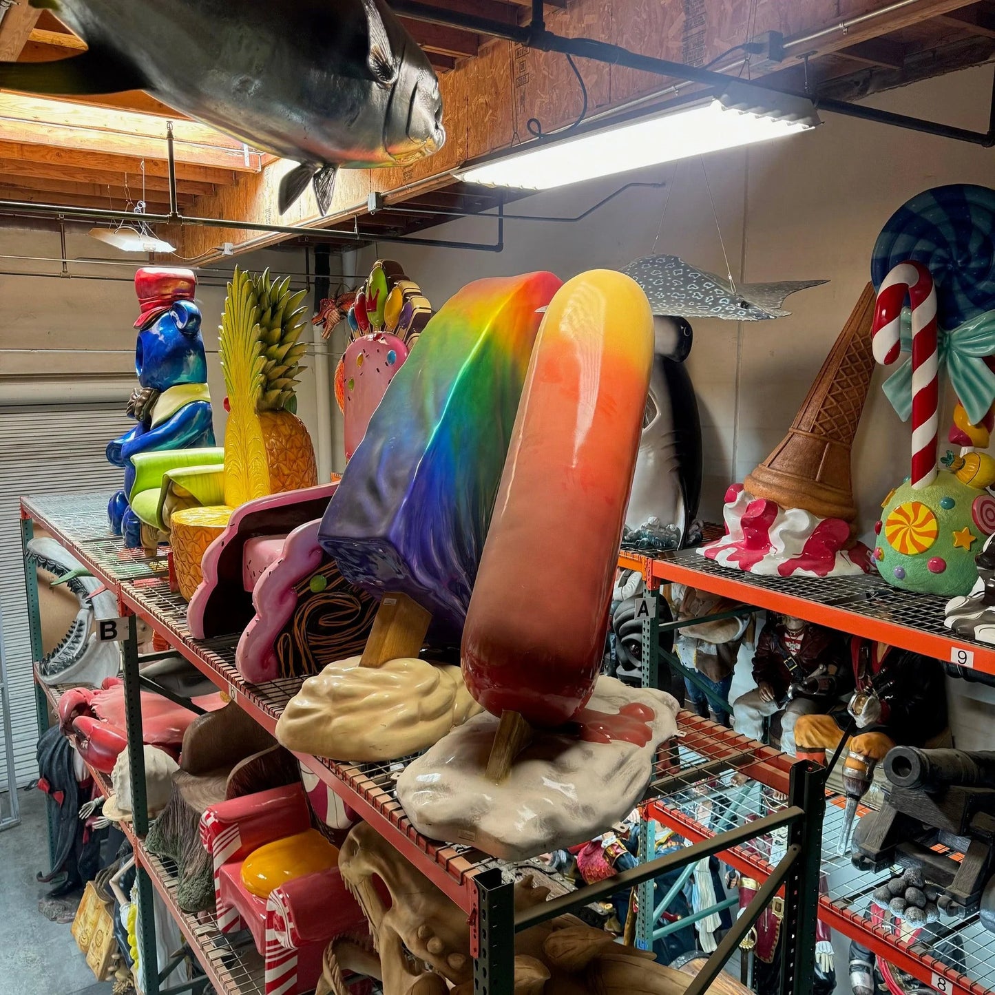 Large Sunset Popsicle Statue