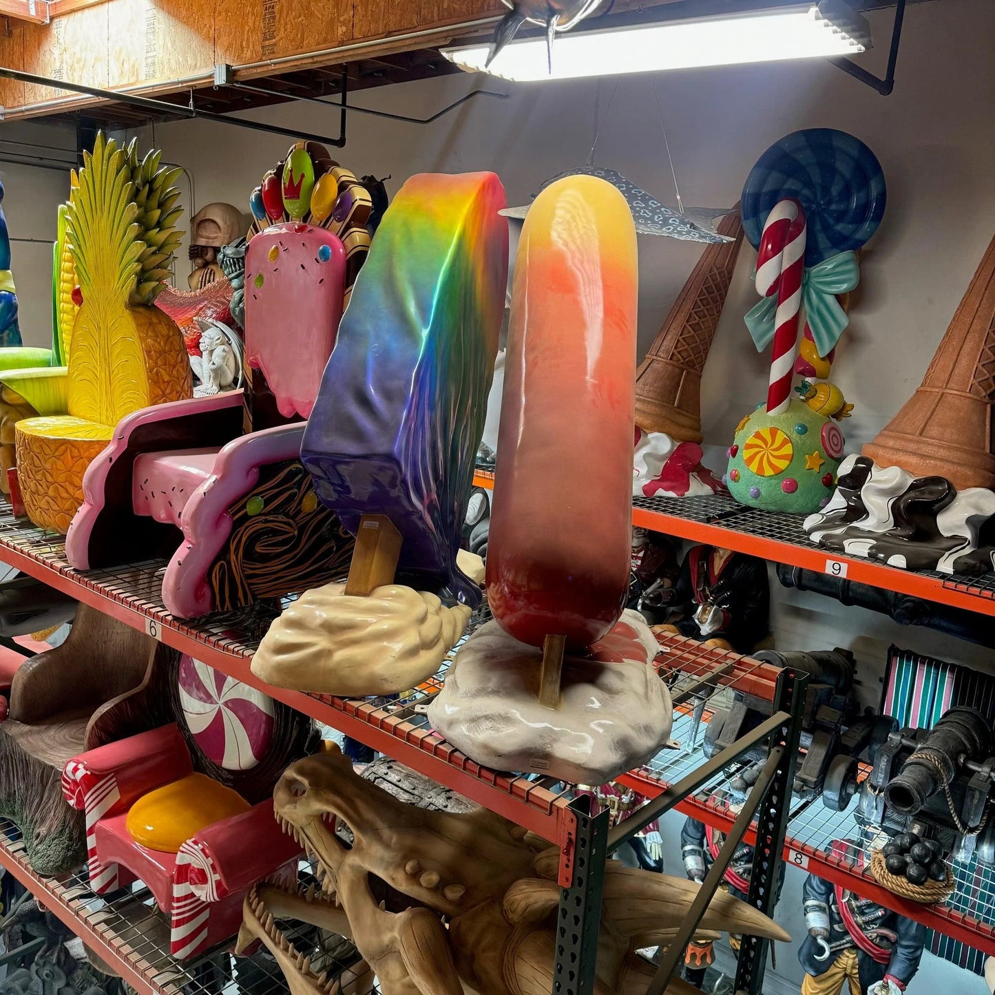 Large Sunset Popsicle Statue