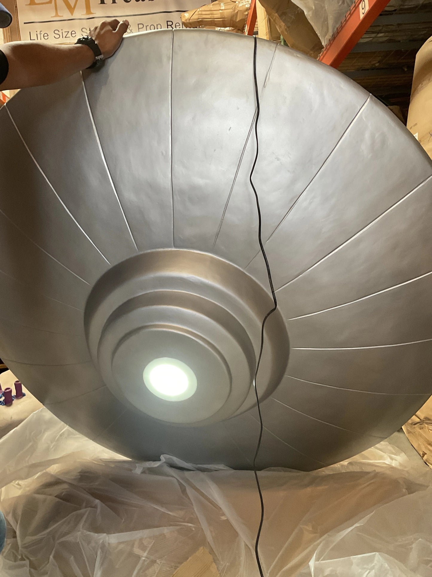 Large Hanging Alien Space Ship UFO Statue M0240H-ABE-A