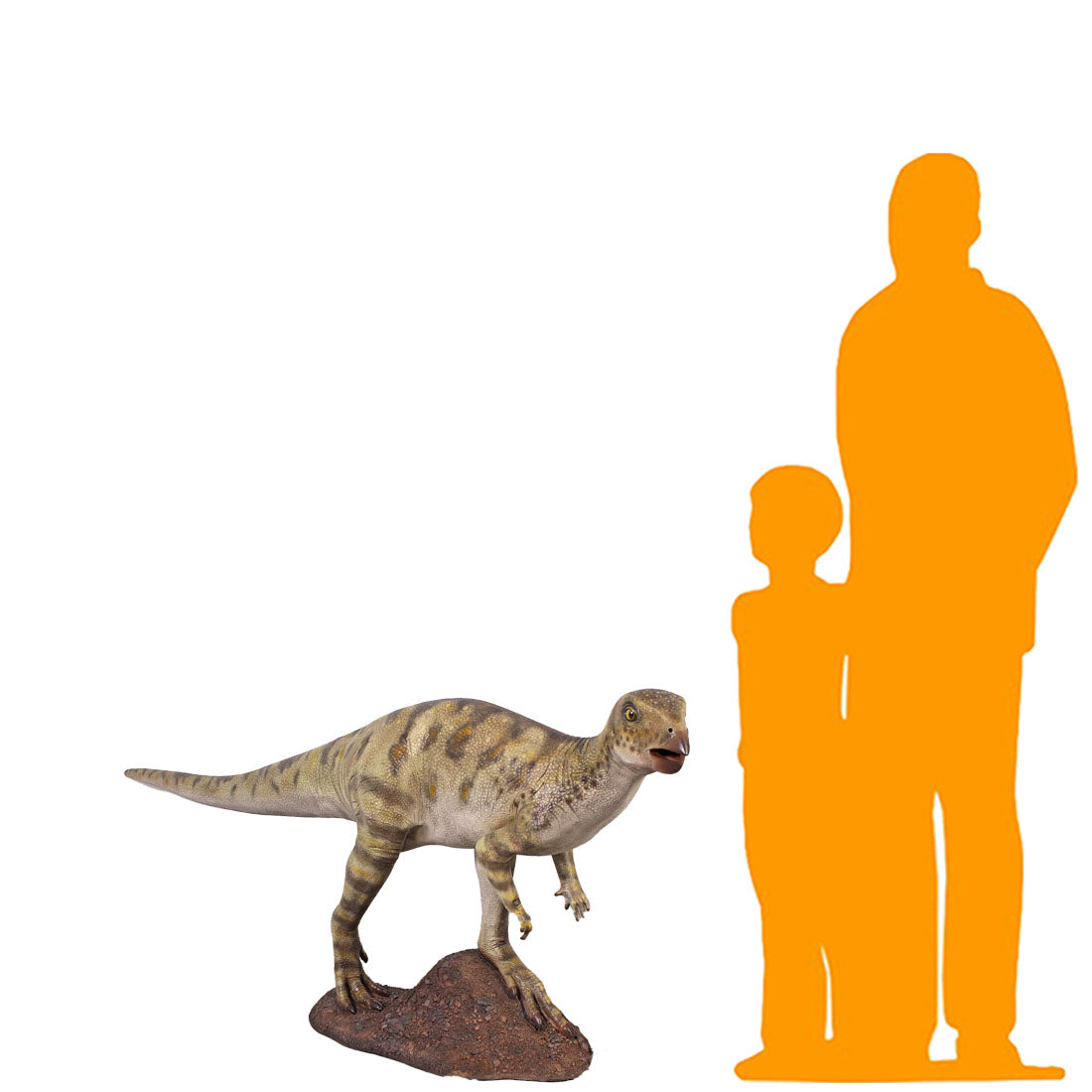 Hypsilophodont Dinosaur Statue