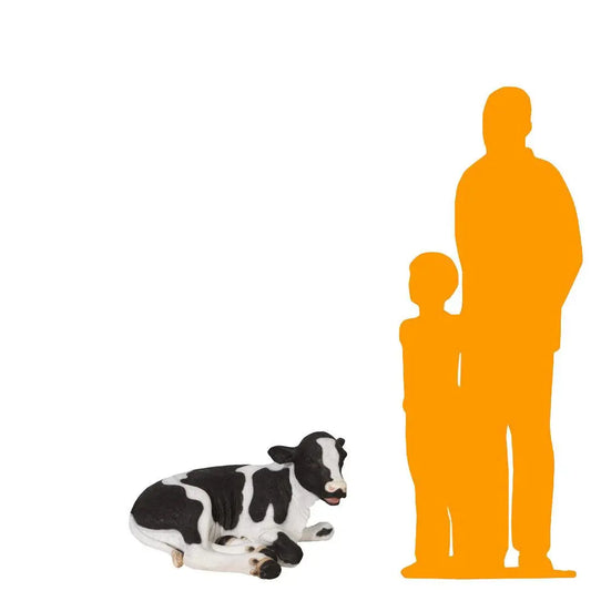 New Born Calf Laying Statue A0299-120047B-H